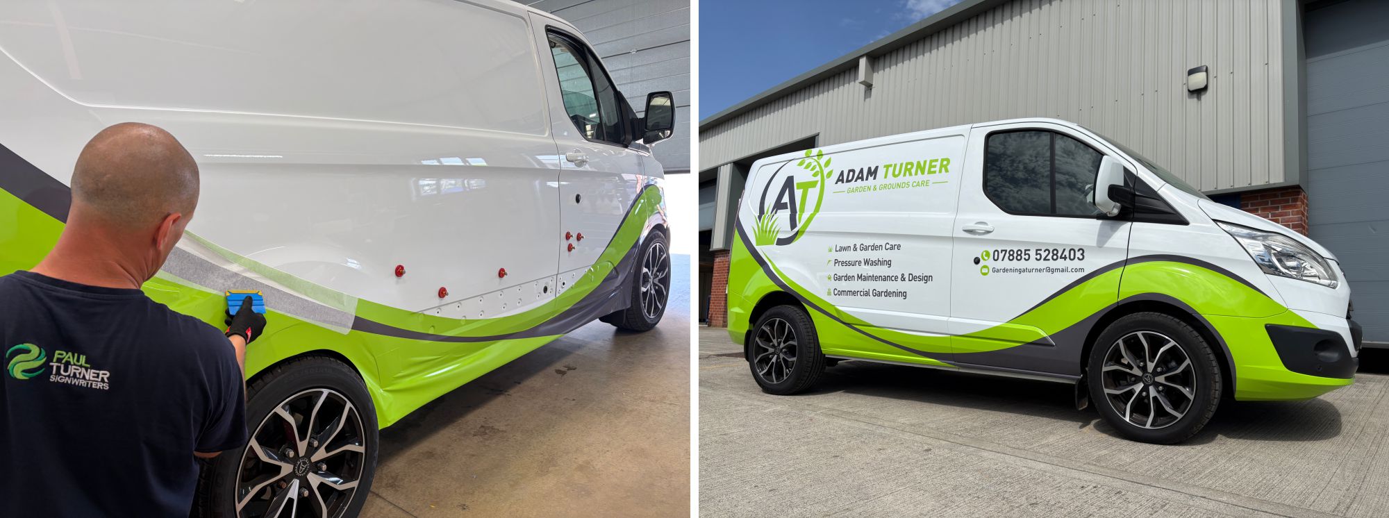 installing wrap on adam turner